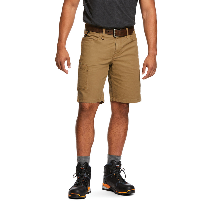 REBAR MADE TOUGH DURASTRETCH SHORT - 250-Beige/Khaki | Ariat 10030265