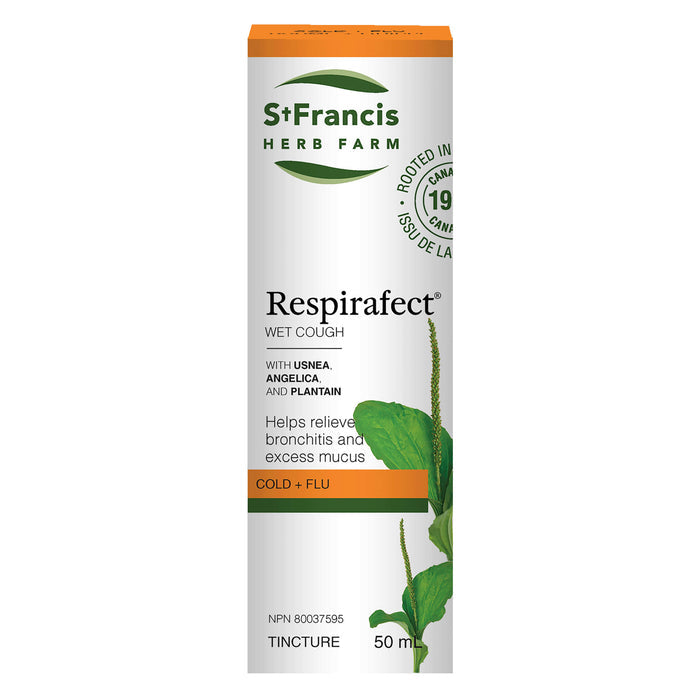 Box of St. Francis Herb Farm Respirafect 50ml