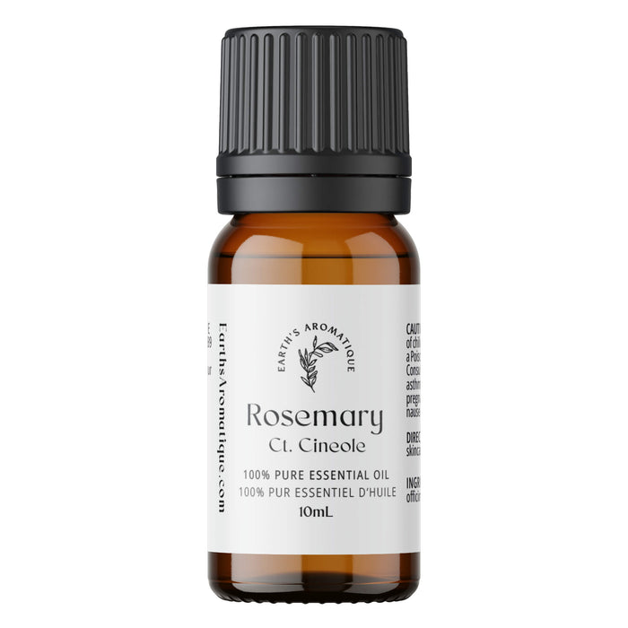 Bottle of Earth's Aromatique Rosemary Ct. Cineole Essential Oil 10 mL