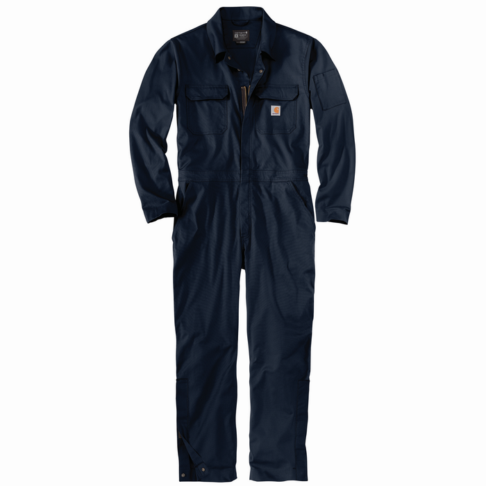 RUGGED FLEX CANVAS COVERALL - I26-Navy | Carhartt 105019