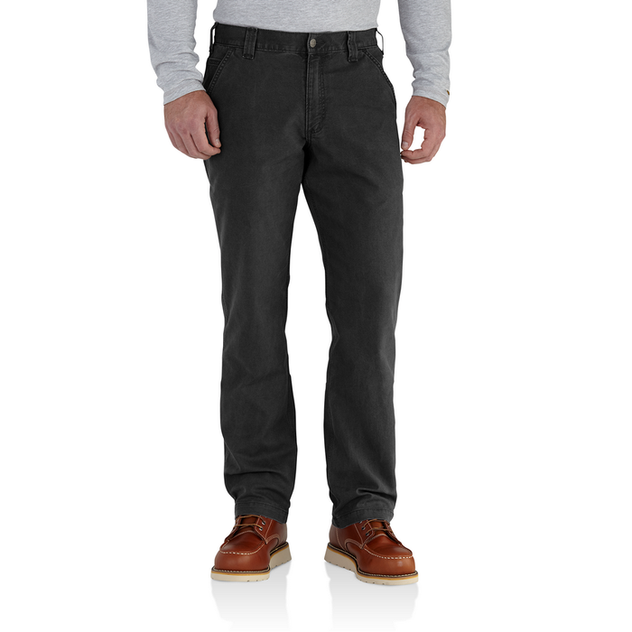 RUGGED FLEX RIGBY DUNGAREE - 001-Black | Carhartt 102291