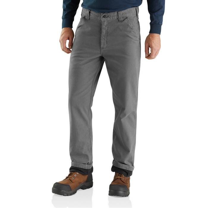 RUGGED FLEX RIGBY DUNGAREE KNIT LINED - 039-Gravel | Carhartt 103342