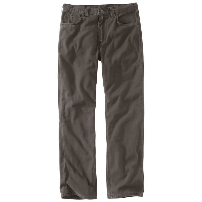 RUGGED FLEX RIGBY FIVE POCKET PANT - 039-Gravel | Carhartt 102517