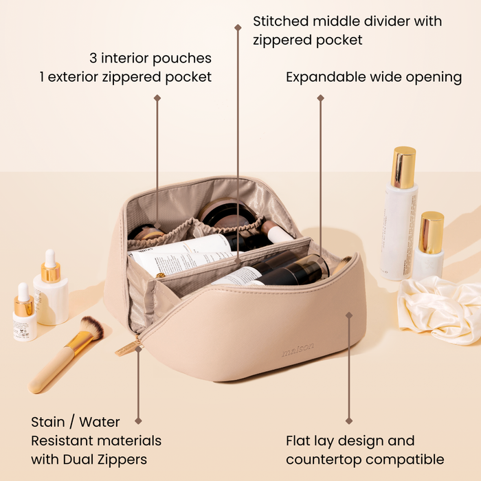 SALY | Expandable Travel Makeup Bag
