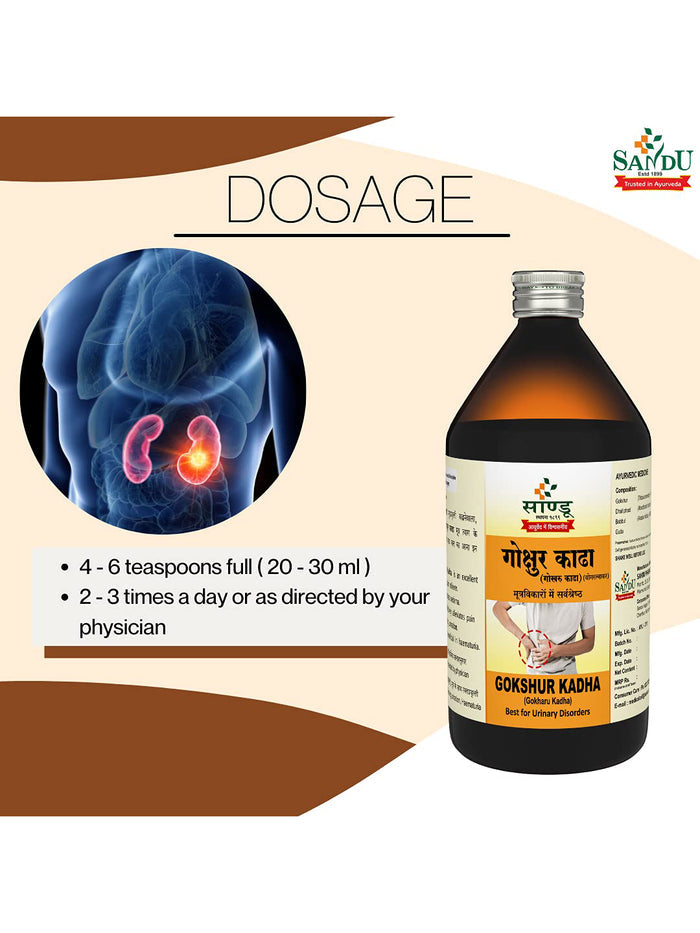 Sandu Gokshur Kadha Liquid (450 ml)