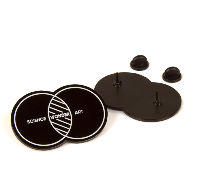 Science Art Wonder Pin