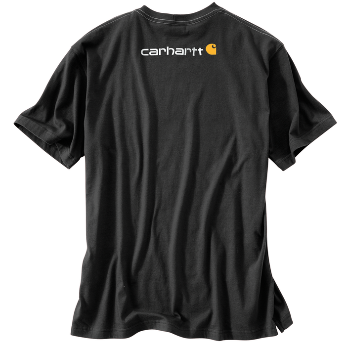 SIGNATURE LOGO SHORT SLEEVE T-SHIRT - BLK-Black | Carhartt K195