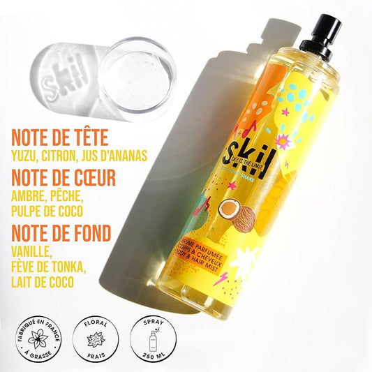Skil Summer Crush Coconut Shake Body & Hair Mist 250 ML For Women JEANNE ARTHES