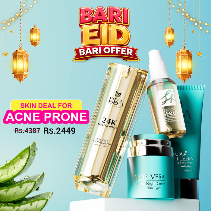Skincare Pack with SPF 35 for Acne Prone Skin