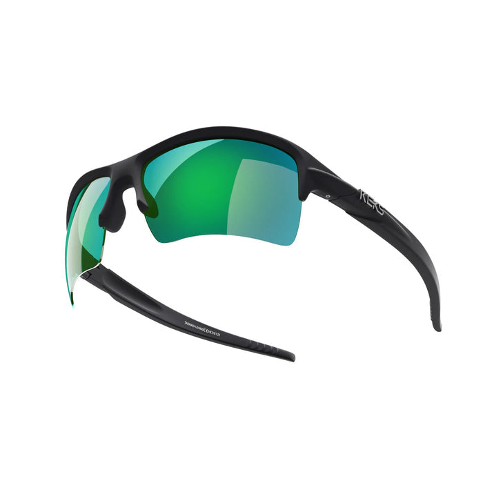 Single Vision / Solid Brown / Green Mirror