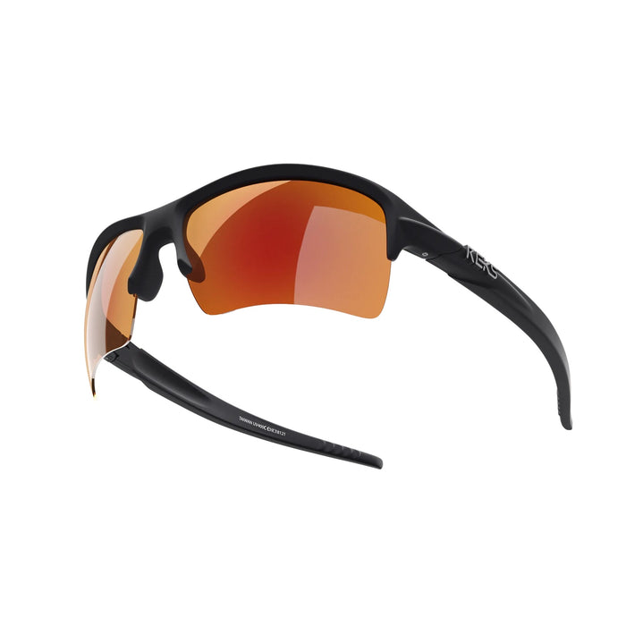 Single Vision / Solid Brown / Red Mirror