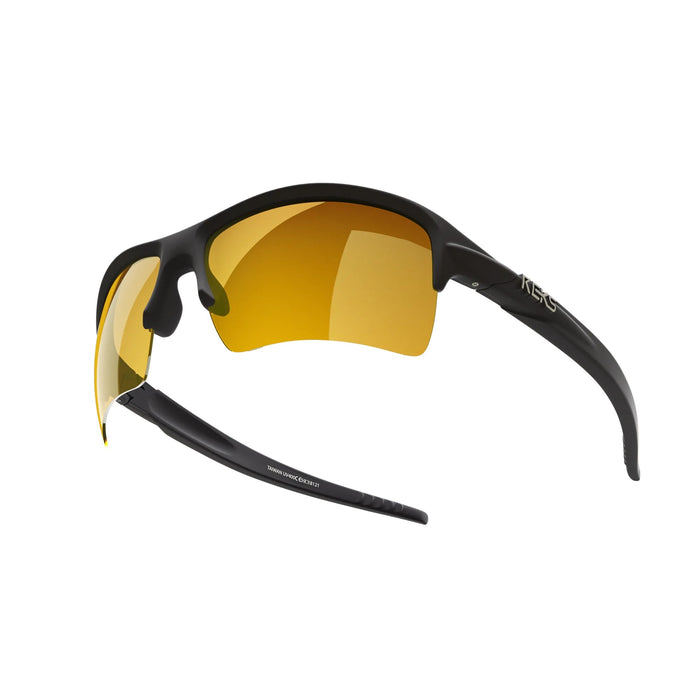 Single Vision / Solid Brown / Gold Mirror