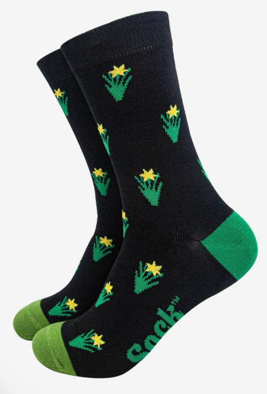 'Small Daffodils' Men's Socks