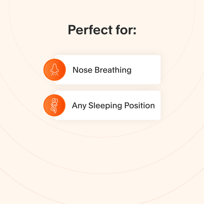 This mask is perfect for people who breathe through their noses and is a good choice for any sleeping position.