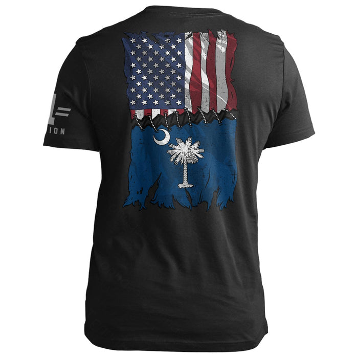 South Carolina Stitch Flag USA