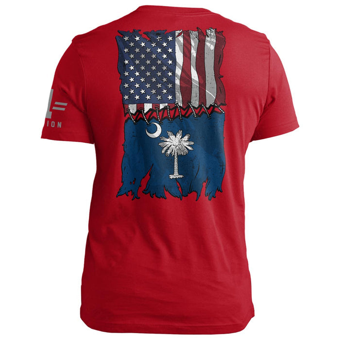 South Carolina Stitch Flag USA