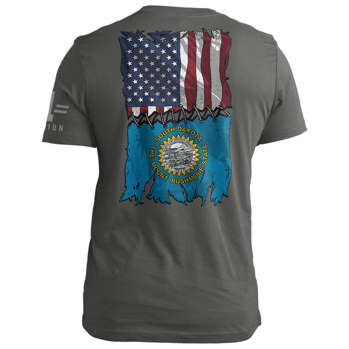 South Dakota Stitch Flag USA