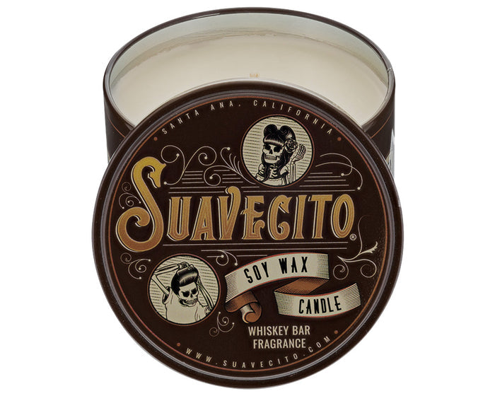 Soy Wax Candle - Whiskey Bar Open Lid