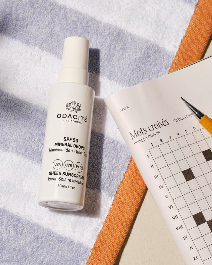 SPF50 Mineral Drops Niacinamide + Green Tea Écran Solaire