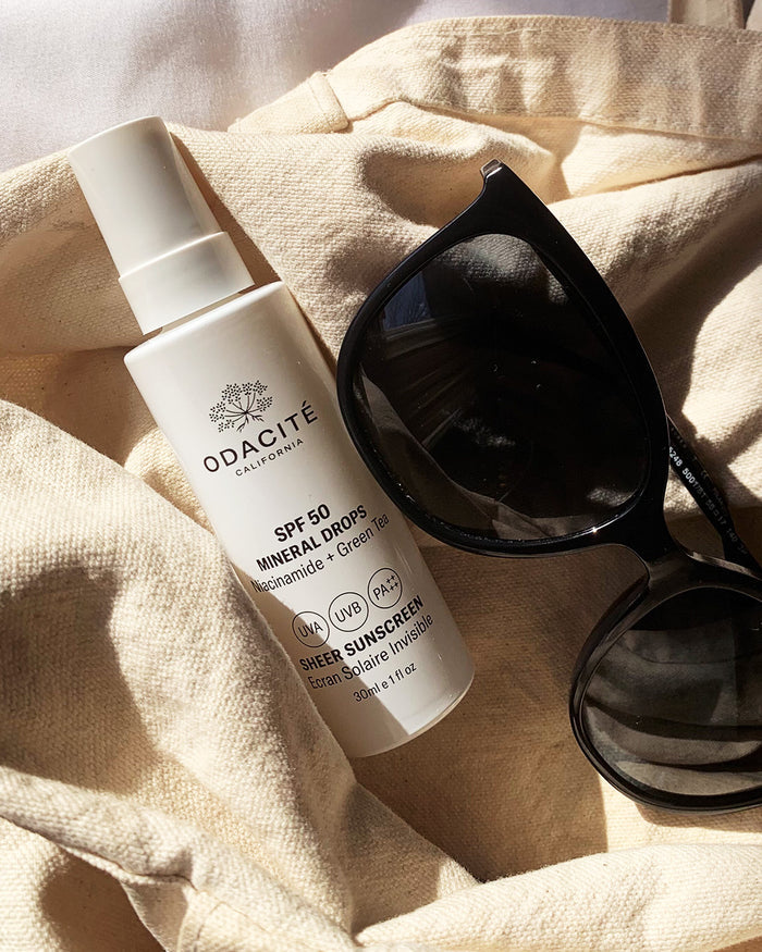 SPF50 Mineral Drops Niacinamide + Green Tea Écran Solaire