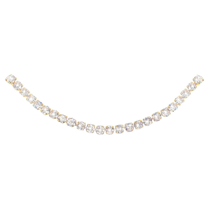 Square Cubic Zirconia Line Bracelet - ikatehouse