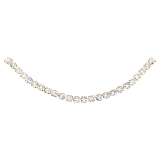 Square Cubic Zirconia Line Bracelet - ikatehouse