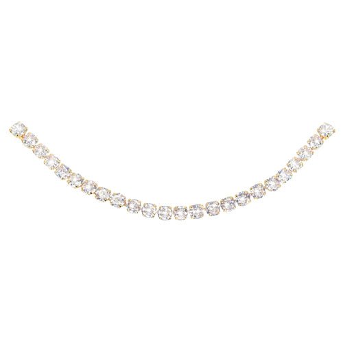 Square Cubic Zirconia Line Bracelet - ikatehouse