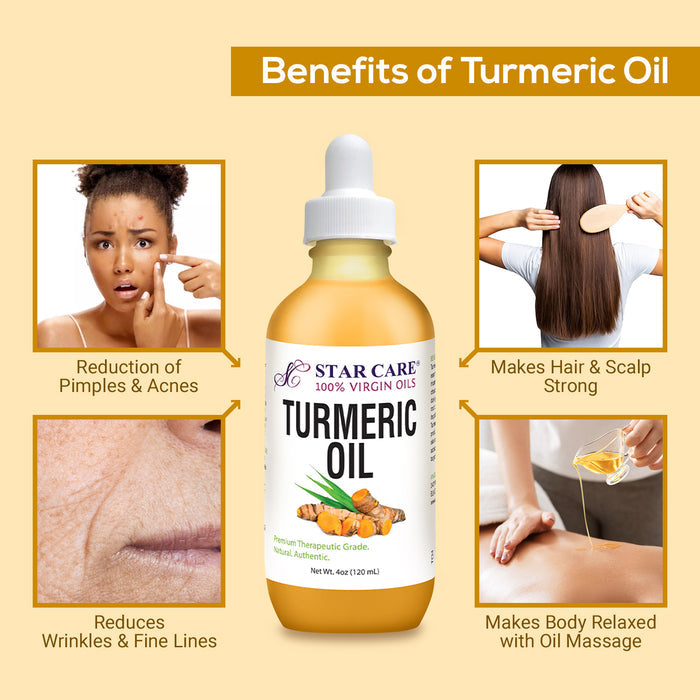 Star Care 100% Virgin Turmeric Oil 4oz/120ml