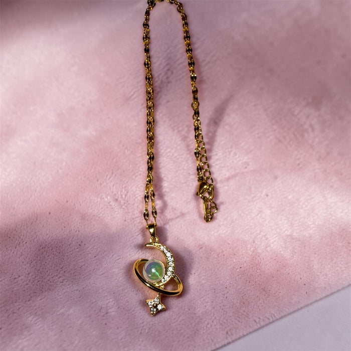 Star Planet Pendant Necklace 🌟