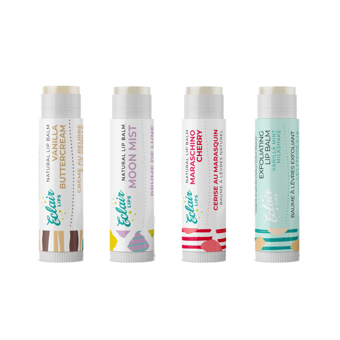 Start Here Bundle (3 lip balms and 1 exfoliating balm)