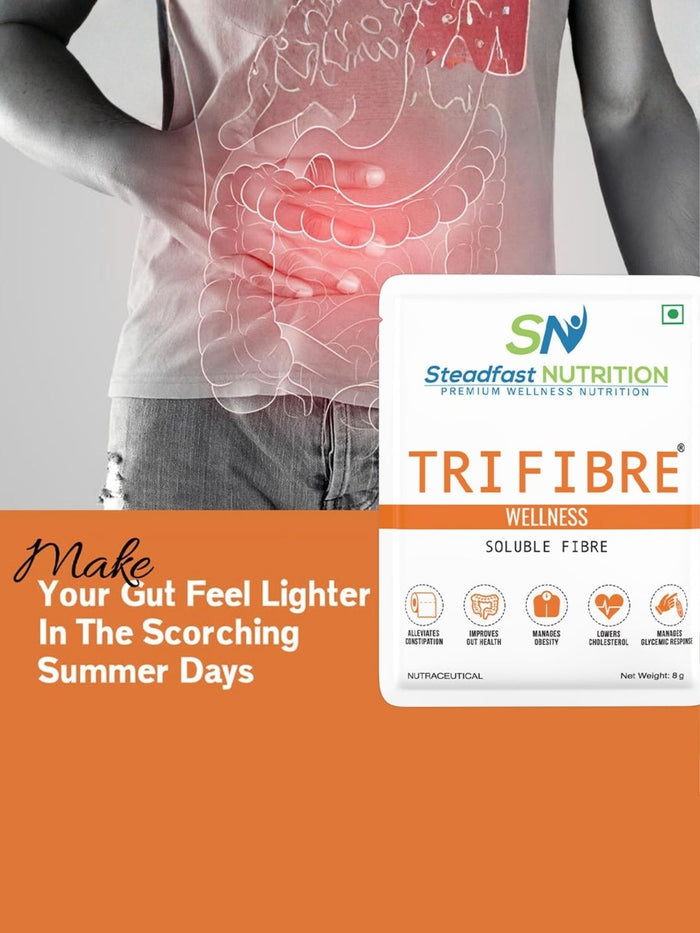 Steadfast Nutrition Tri Fibre Clear Soluble Fiber Supplement (30 Sachets)
