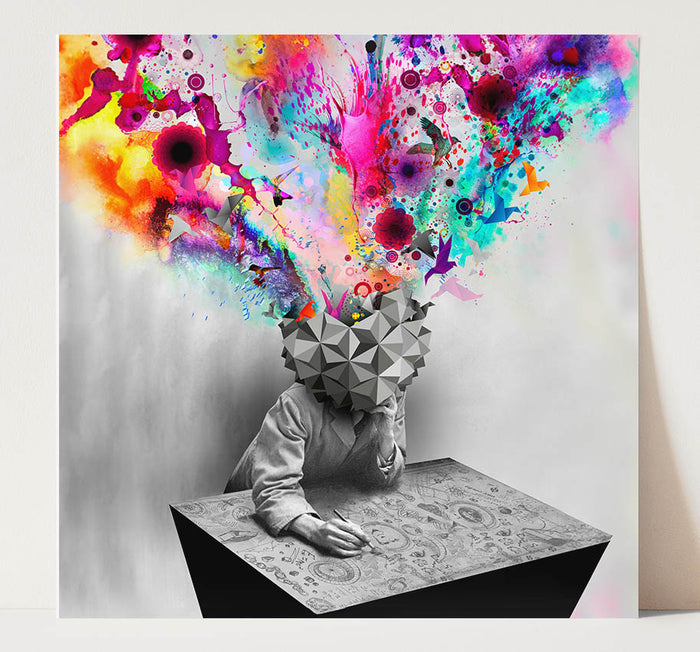 STUDY 7"x7" ART PRINT