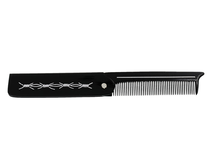 Suavecito X Loser Machine Deluxe Folding Comb Back