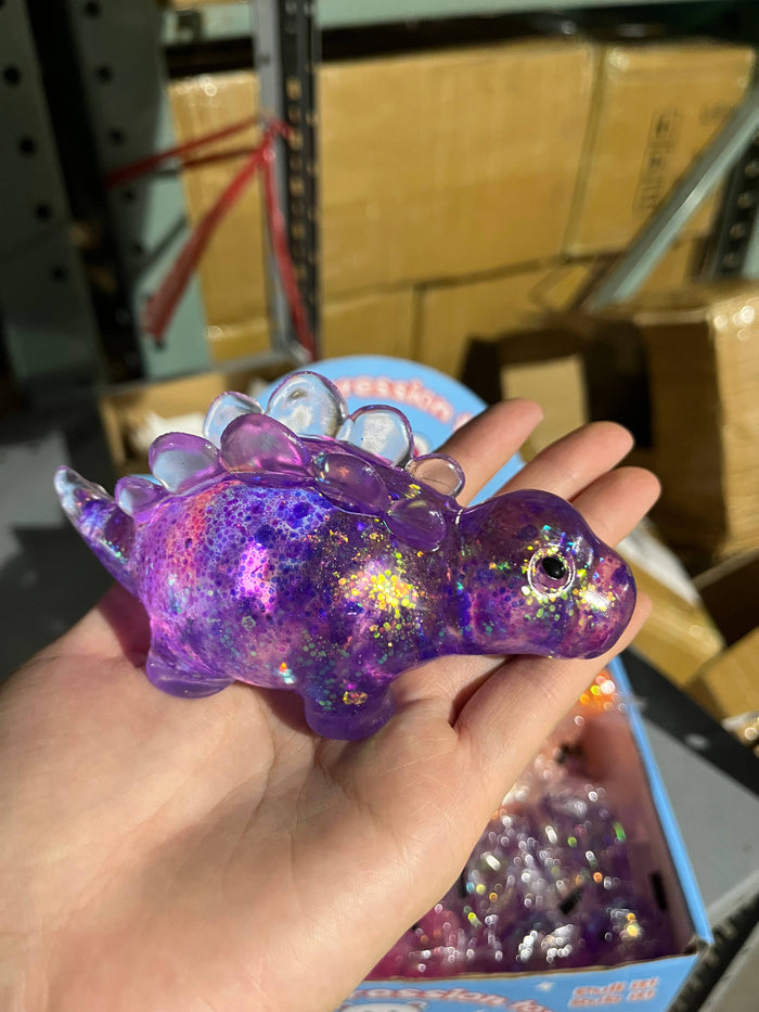 Sugar Squeeze Glitter Stegosaurus Toy