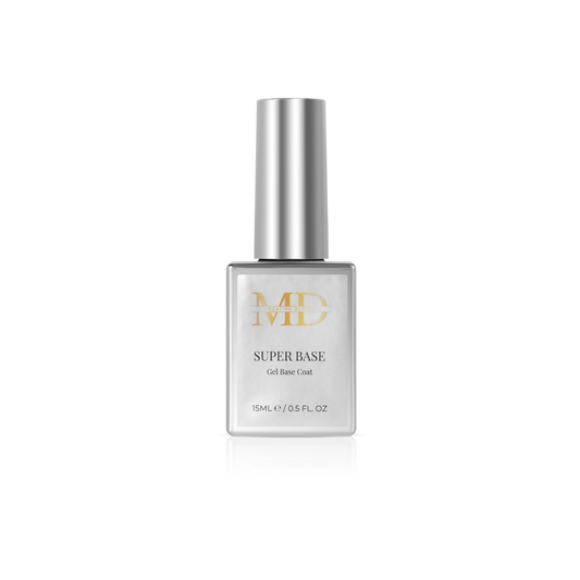 Bottle of MD Super Base on a white background