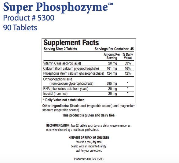 Super Phosphozyme by Biotics Research