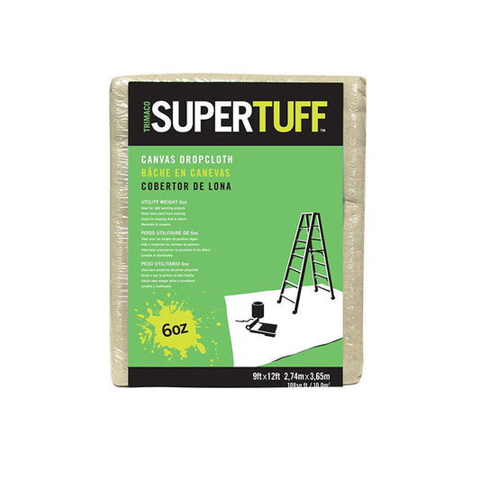 SuperTuff™ Canvas Drop Cloths, available at Clement's Paint in Austin, TX.