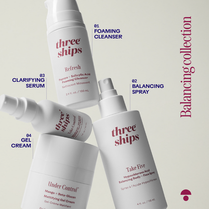 Three Ships-Take Control™ Salicylic + 10% Azelaic Acid Clarifying Serum-Skincare-990478500327_TakeControl_Salicylic_10_AzelaicAcidClarifyingSerum__7_RoutineGuide-The Detox Market |