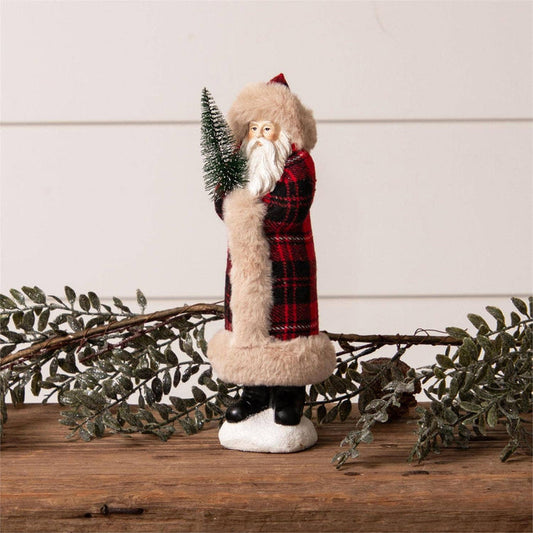 Tartan Plaid Belsnickle Santa, Md