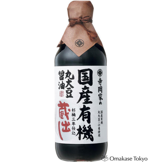 Teraoka Organic Shoyu Japanese Barrel Aged Soy Sauce 500ml