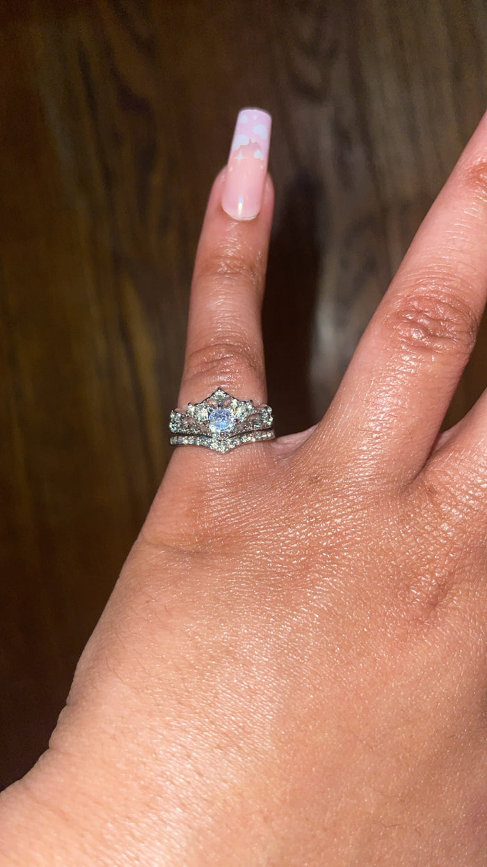The Royalty Stack 2PC Ring Set 💍👑