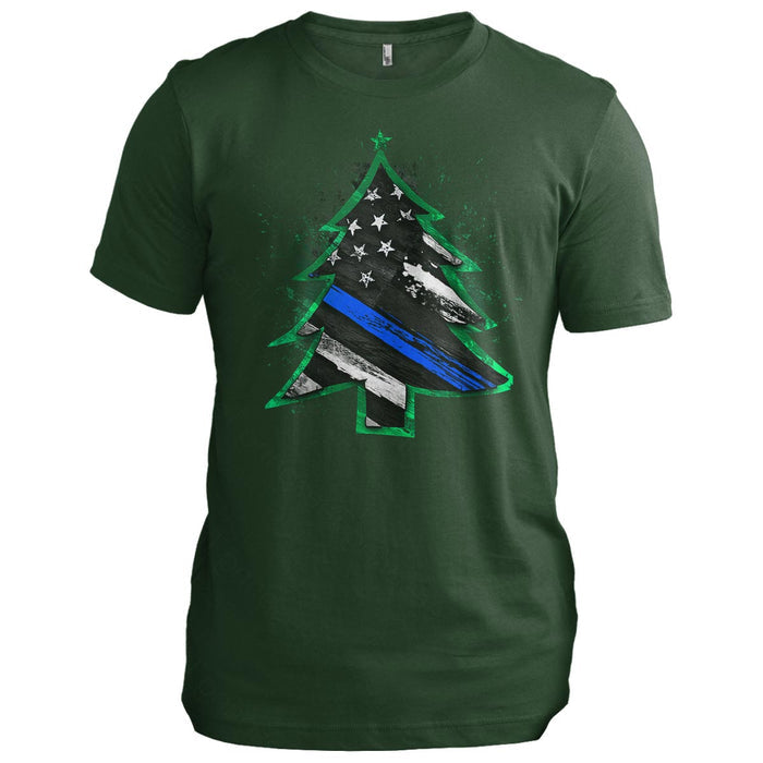 Thin Blue Line Flag Christmas