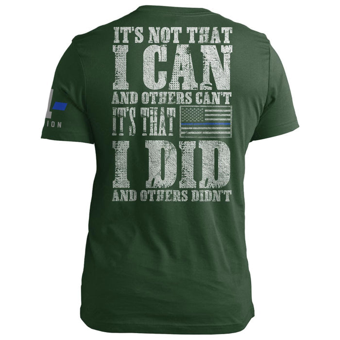 Thin Blue Line: I Can. I Did