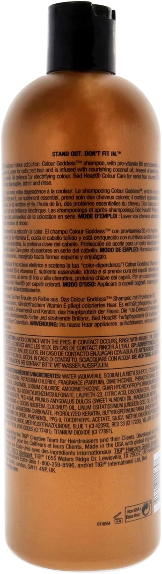 Tigi Bed Head Colour Goddess Oil Infused Shampoo 750 ml - Aegean Vibe