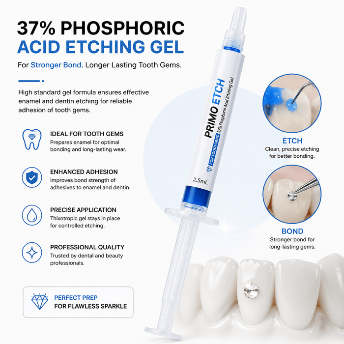 37% phosphoric acid etching gel for tooth gem prep