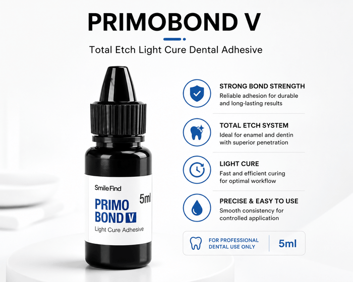 Light-cure dental bonding adhesive for tooth gems