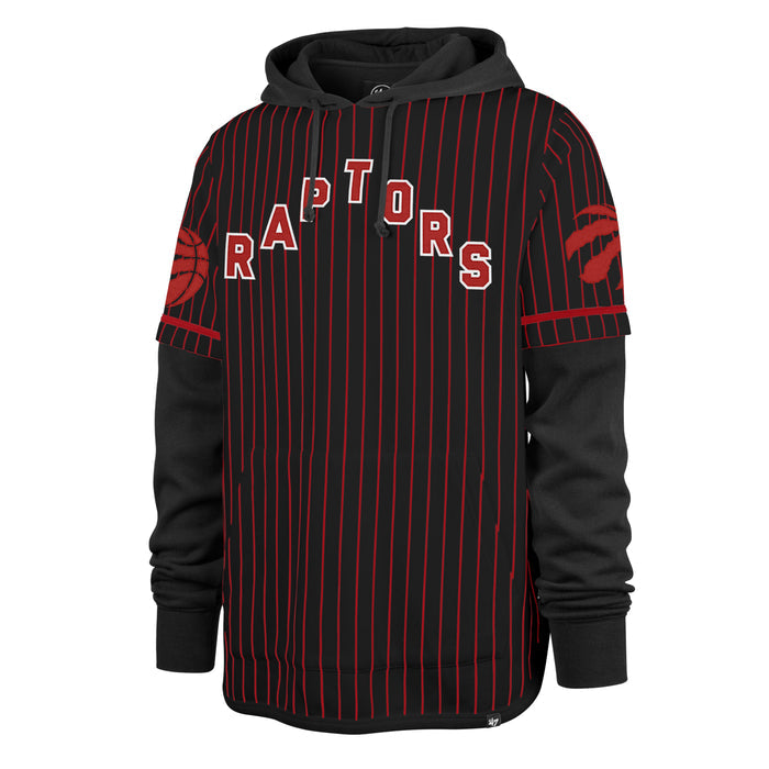 Toronto Raptors Pinstripe Double Header '47 Shortstop Pullover