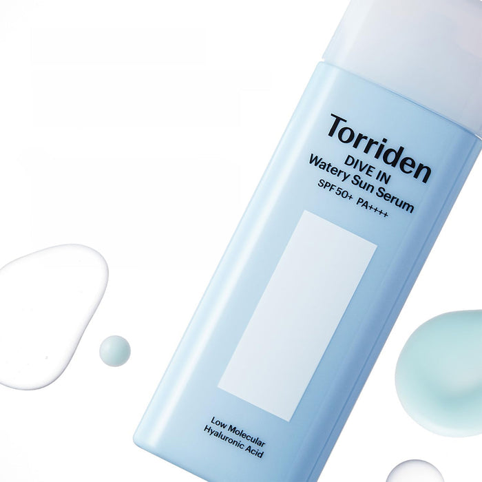 TORRIDEN DIVE-IN Watery Sun Serum - serumas nuo saulės su hialuronu