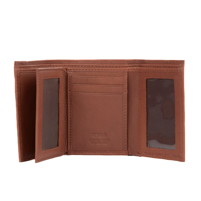 Tracker Core RFID Leather Trifold - Bentley