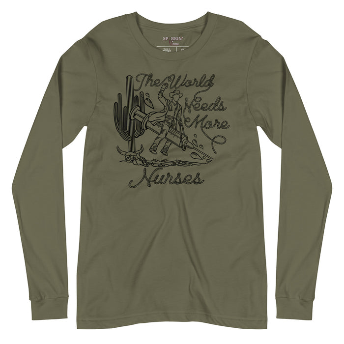 TWNM- Nurses Unisex Long Sleeve Tee Light Colors